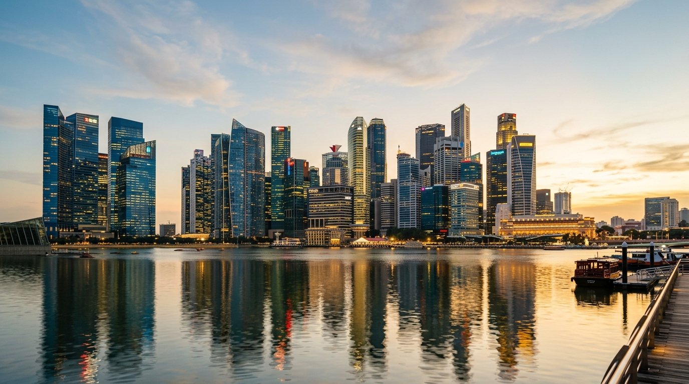 Singapore Central Business District skyline